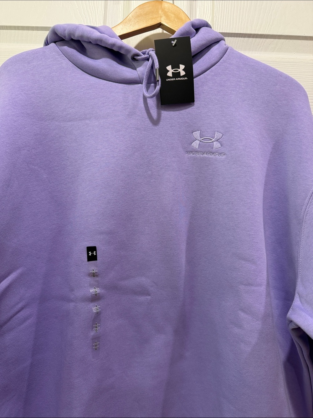 Under Armour Large Lavender Hoodie-NWT - Picture 4 of 6